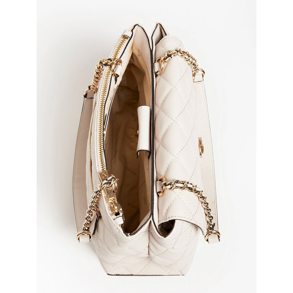 GUESS Gillian quilted shoulder bag